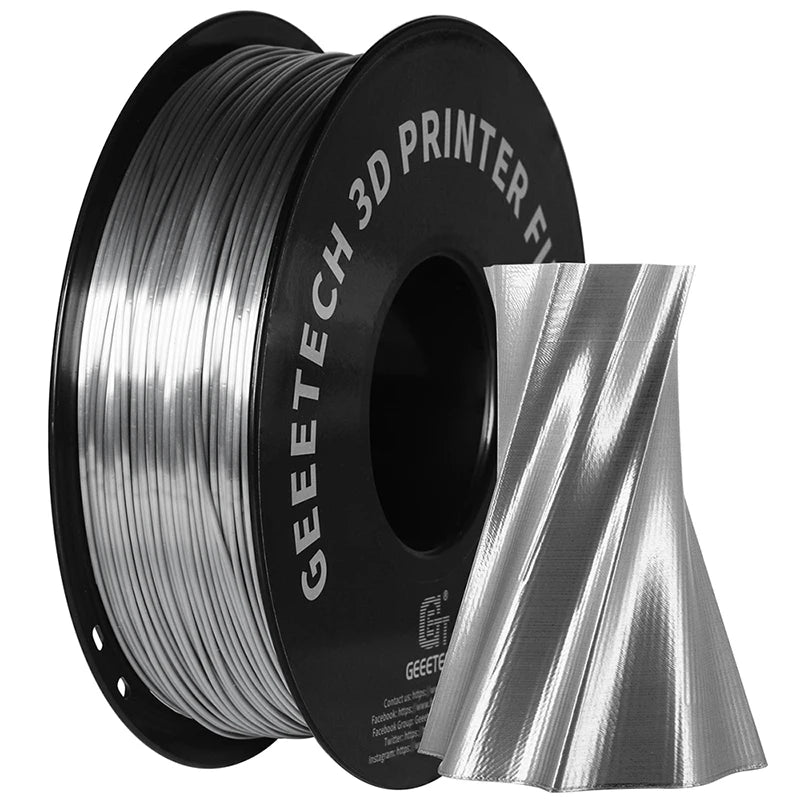 3D Printer Filament Silk PLA Filament 1kg 1.75mm - GEEETECH 3D Printer Spool