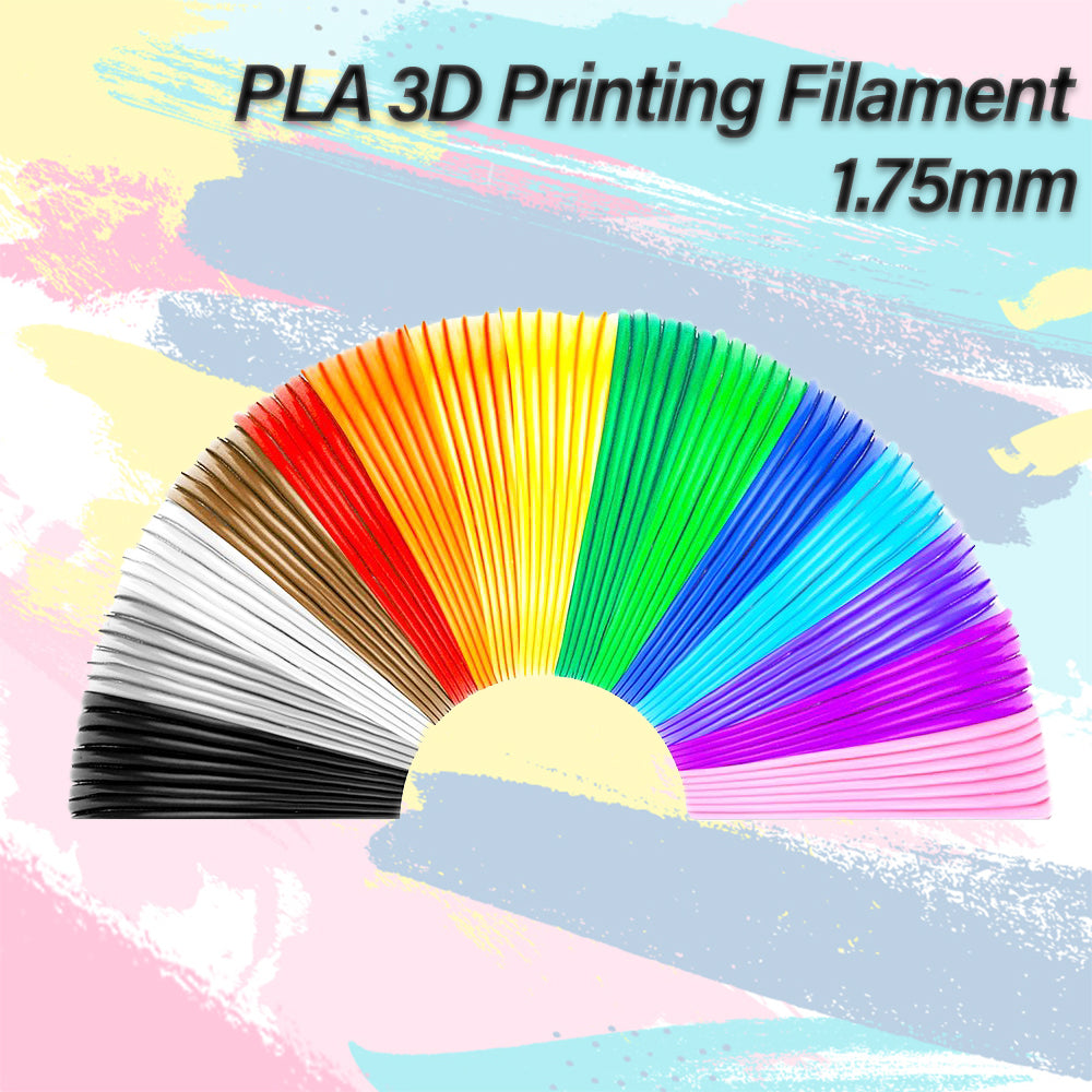1.75mm PLA Filament for 3D Pen - Vivid Colors, Odorless Spool
