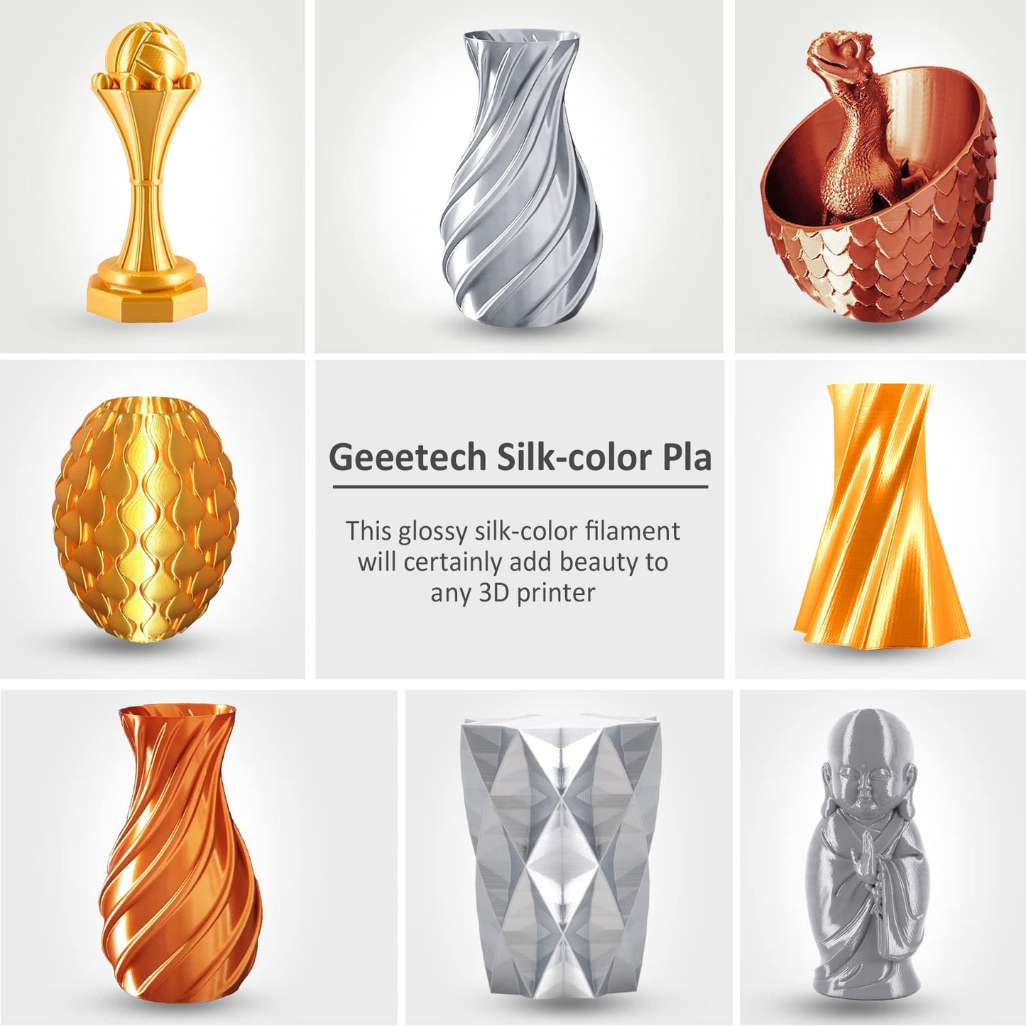 3D Printer Filament 1.75mm - GEEETECH 1kg Spool