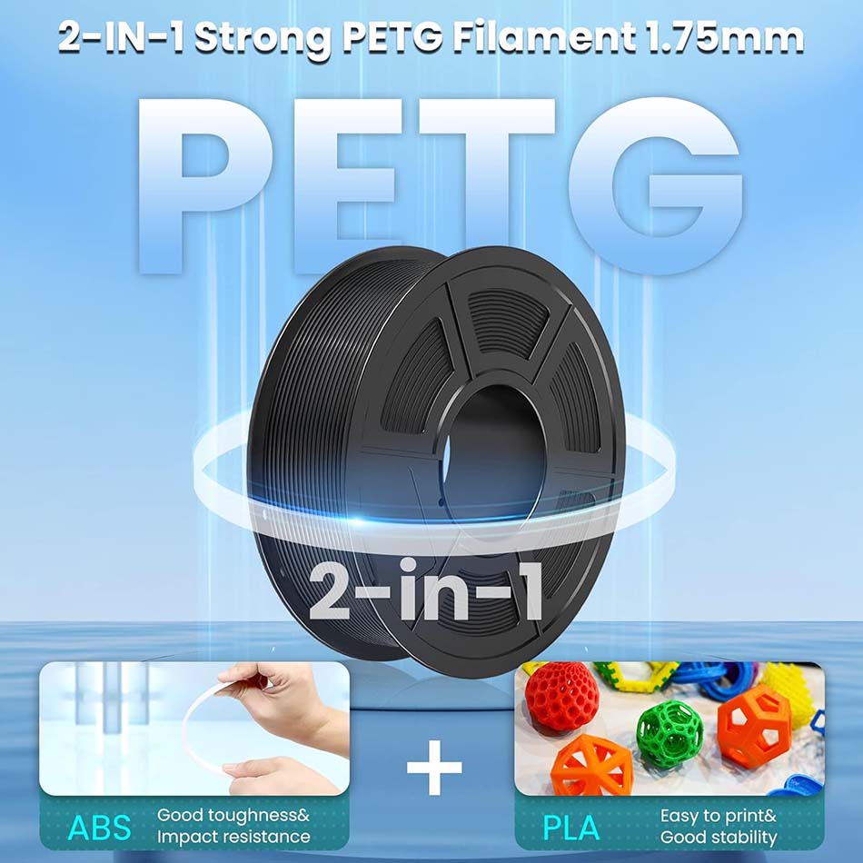 PETG Filament - Neatly Wound for FDM 3D Printing