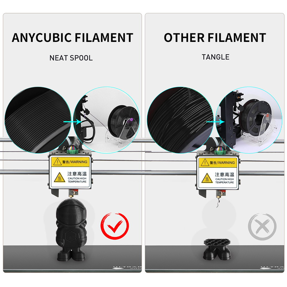 3D Printer Filament 1.75mm 1KG 9 Colors