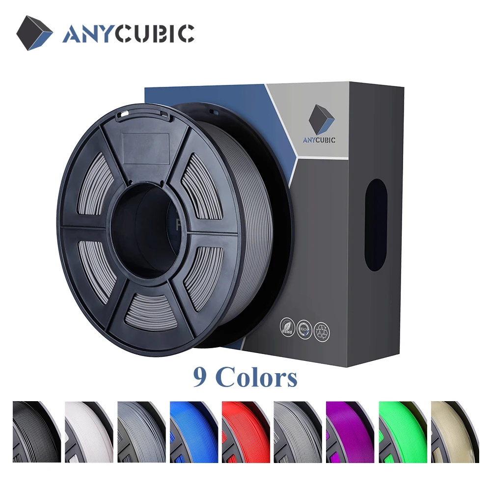 3D Printer Filament 1.75mm 1KG 9 Colors