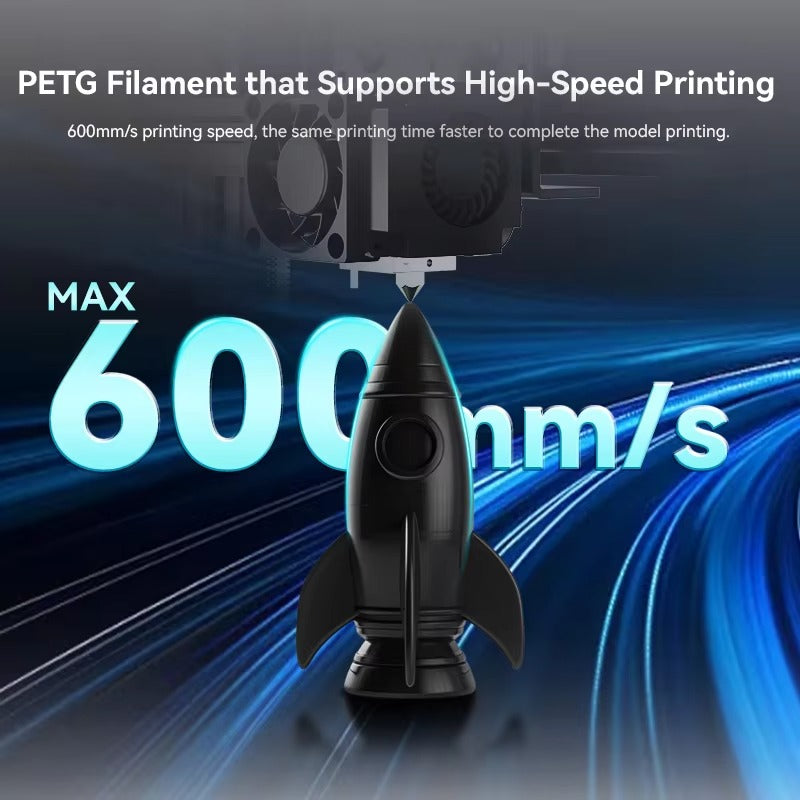 PETG Filament 1.75mm High Speed 1kg Spool for FDM Printers