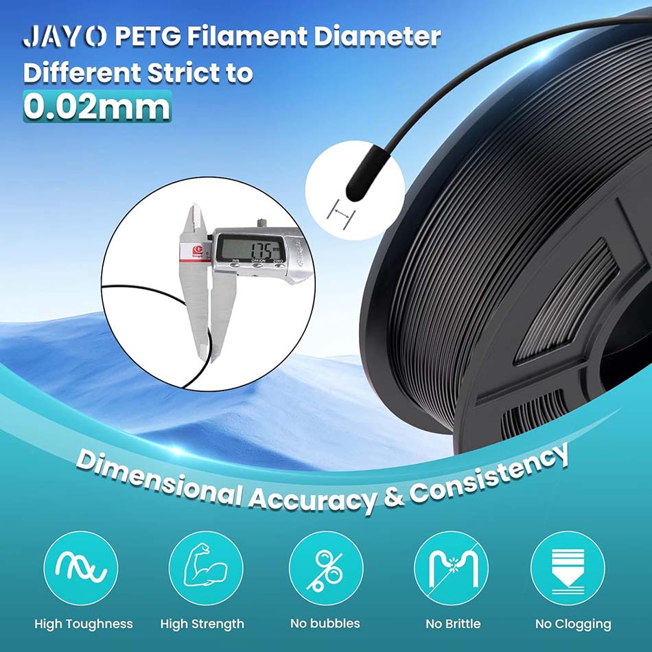 PETG Filament - Neatly Wound for FDM 3D Printing