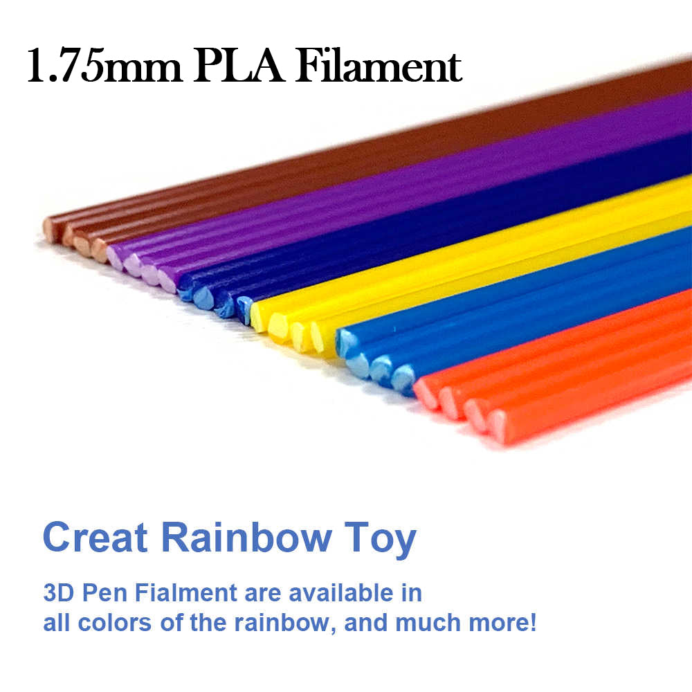 1.75mm PLA Filament for 3D Pen - Vivid Colors, Odorless Spool