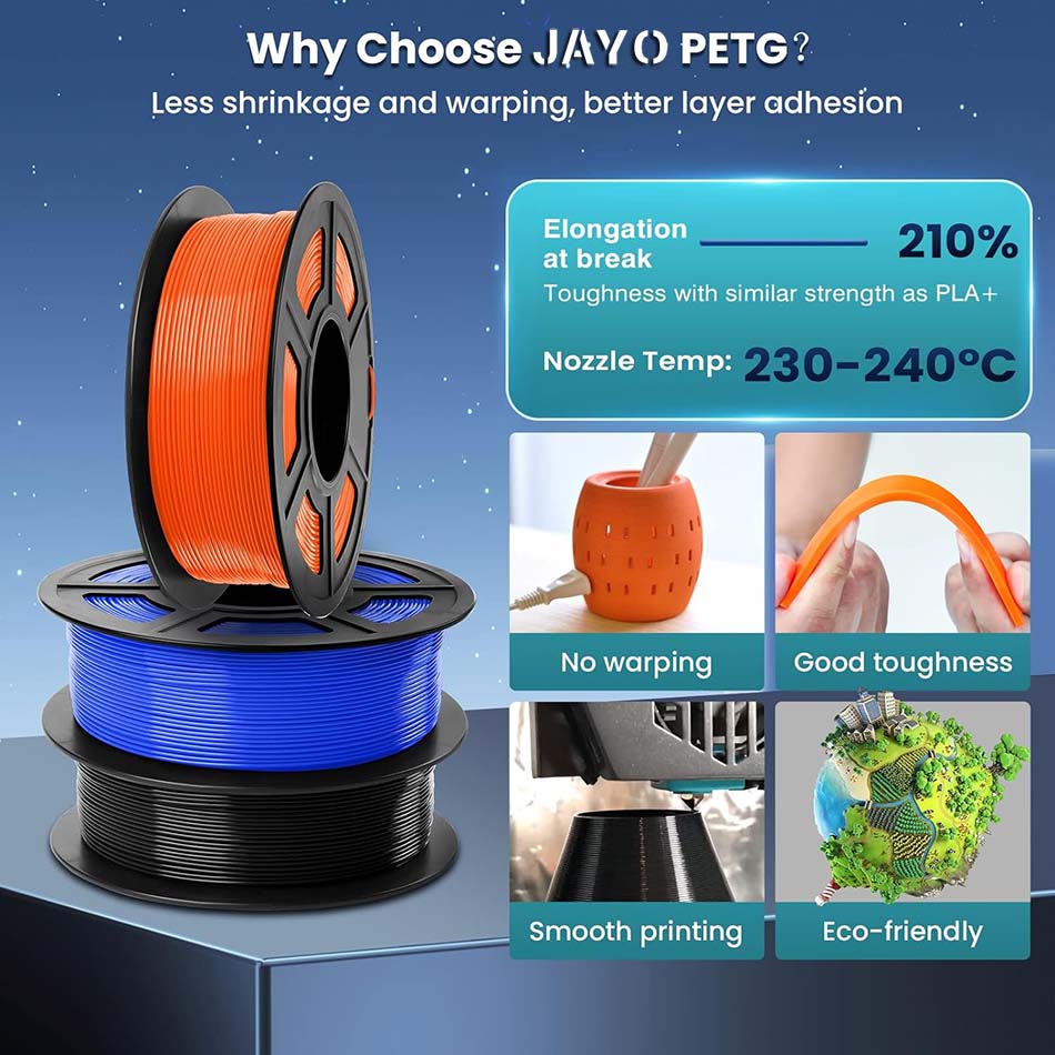 PETG Filament - Neatly Wound for FDM 3D Printing