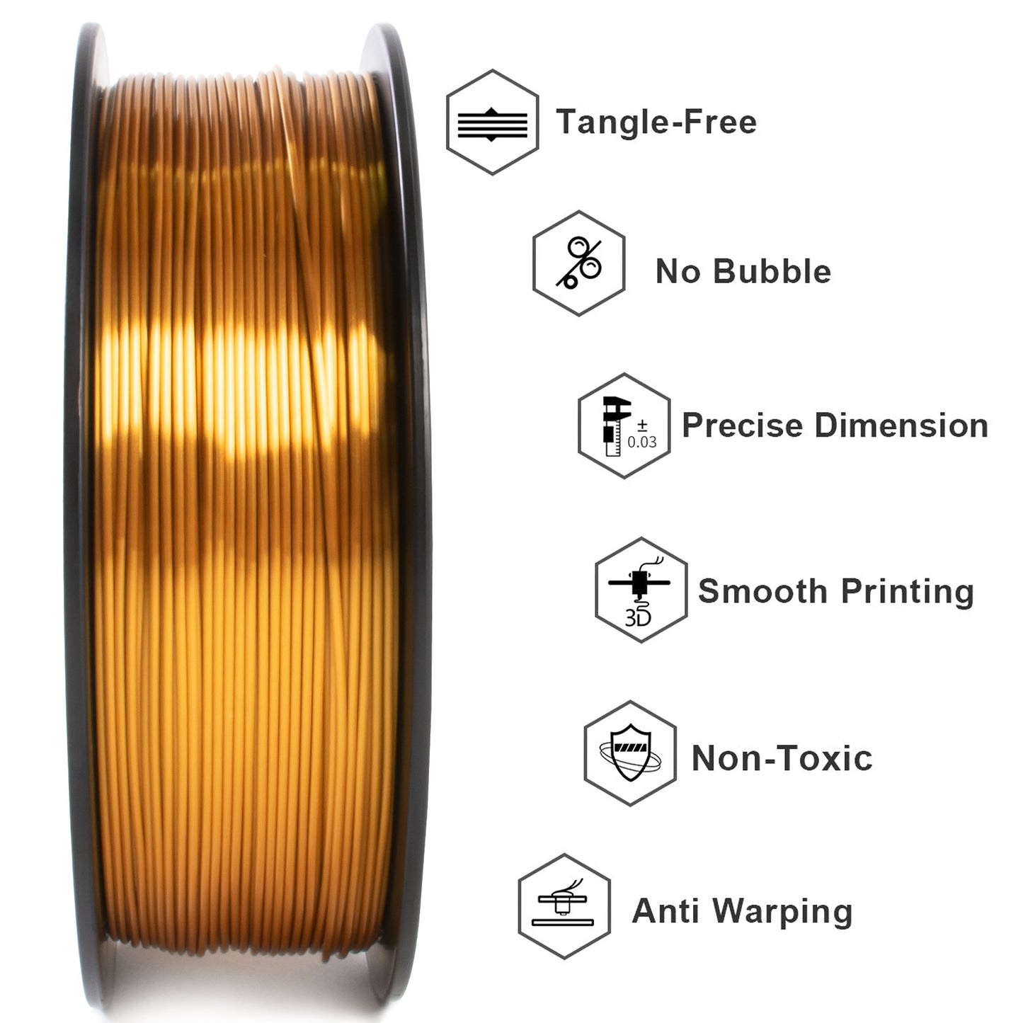 3D Printer Filament 1.75mm - GEEETECH 1kg Spool