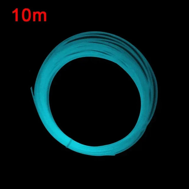 PLA Filament: Glow-in-Dark 1.75mm 3D Filament - Red & Green Luminous