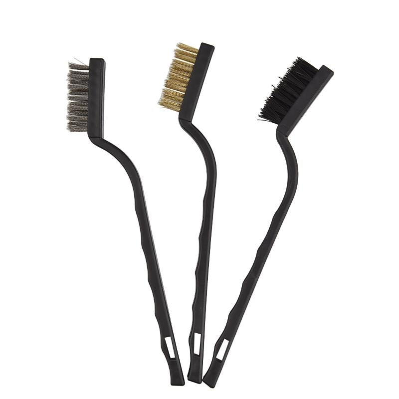 Cleaning Brushes - 3D Printer Nozzle Brass/Nylon/Steel Set