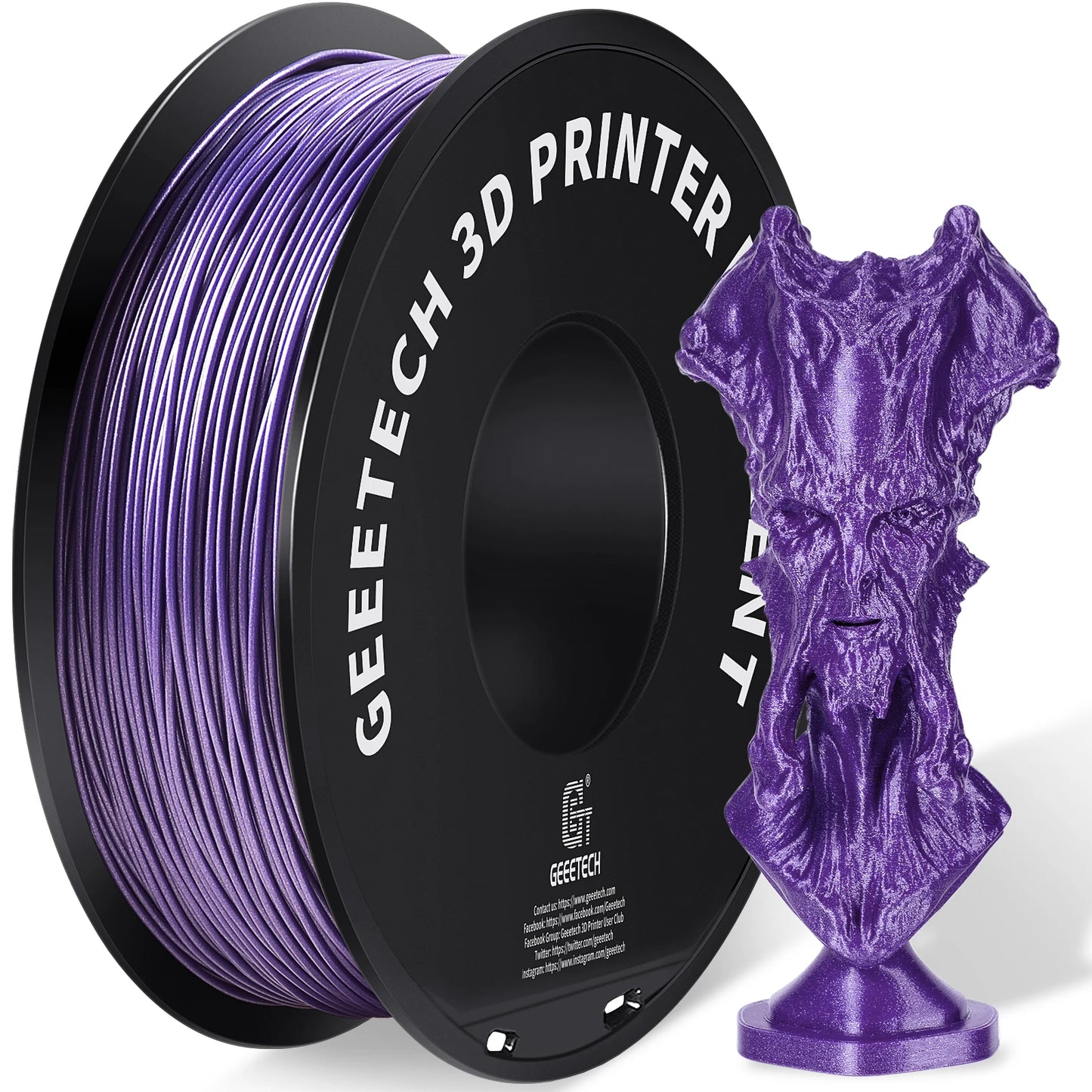 3D Printer Filament 1.75mm - GEEETECH 1kg Spool