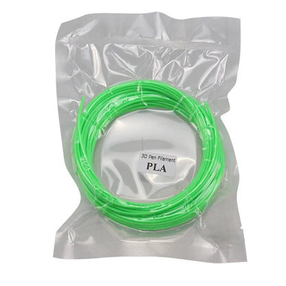 PLA Filament: PLA 1.75mm Filament 10m - 3D Printer Pen, Black & Rainbow