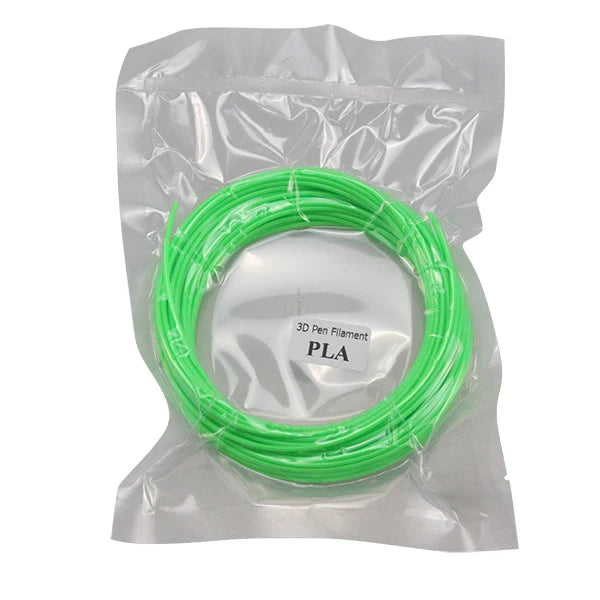 PLA Filament: PLA 1.75mm Filament 10m - 3D Printer Pen, Black & Rainbow