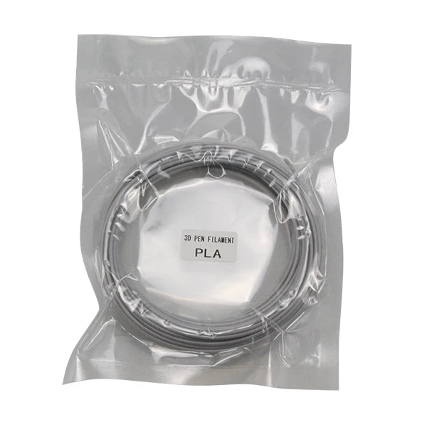 PLA Filament: PLA 1.75mm Filament 10m - 3D Printer Pen, Black & Rainbow