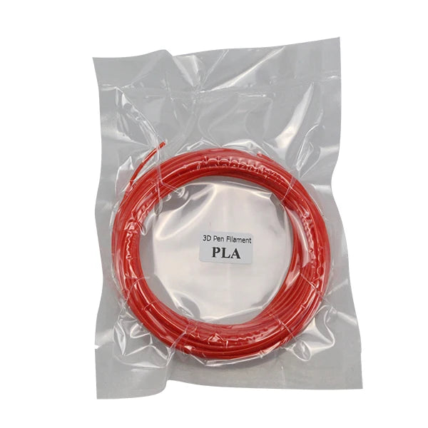 PLA Filament: PLA 1.75mm Filament 10m - 3D Printer Pen, Black & Rainbow