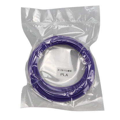 PLA Filament: PLA 1.75mm Filament 10m - 3D Printer Pen, Black & Rainbow