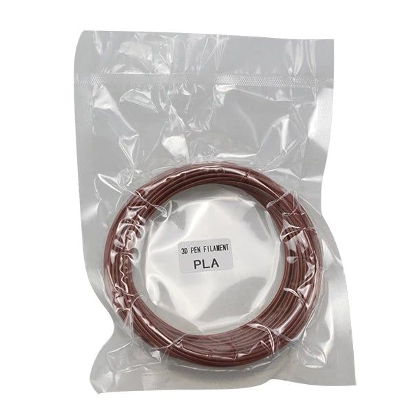 PLA Filament: PLA 1.75mm Filament 10m - 3D Printer Pen, Black & Rainbow