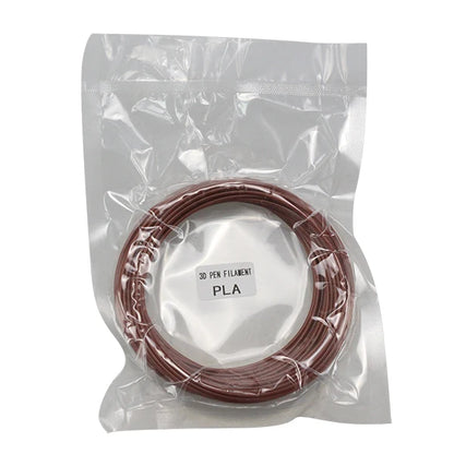 PLA Filament: PLA 1.75mm Filament 10m - 3D Printer Pen, Black & Rainbow