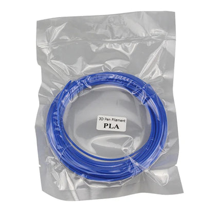 PLA Filament: PLA 1.75mm Filament 10m - 3D Printer Pen, Black & Rainbow