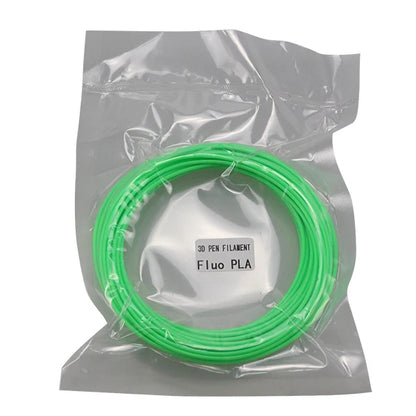 PLA Filament: PLA 1.75mm Filament 10m - 3D Printer Pen, Black & Rainbow
