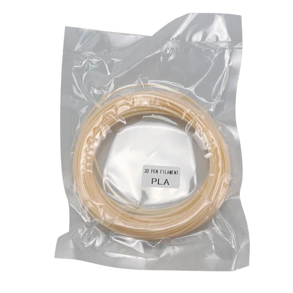 PLA Filament: PLA 1.75mm Filament 10m - 3D Printer Pen, Black & Rainbow