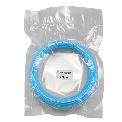 PLA Filament: PLA 1.75mm Filament 10m - 3D Printer Pen, Black & Rainbow