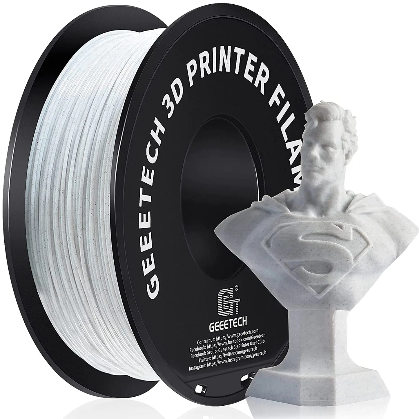 3D Printer Filament: 1.75mm 1kg Precision 0.03mm for FDM Printers