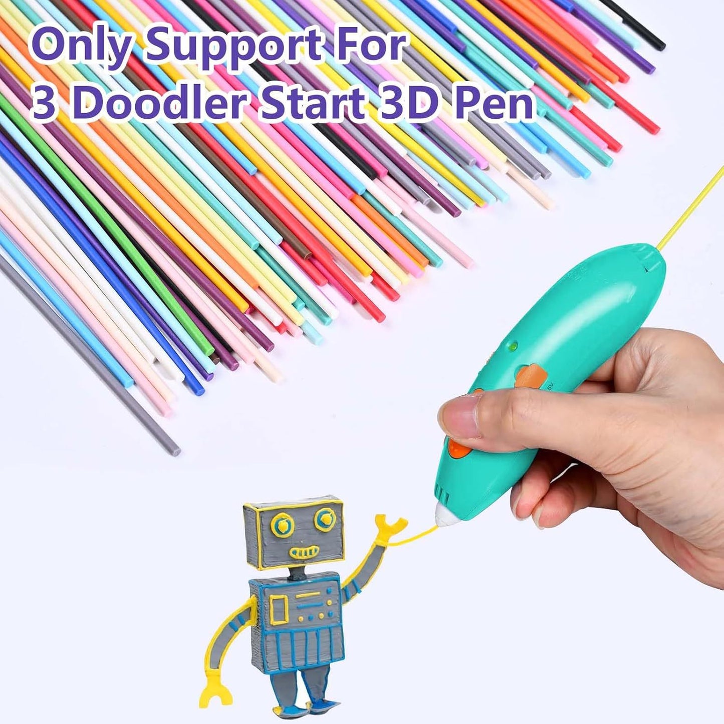 3D Printing Pen PLA Filament - Low Temp, Kid-Friendly, 2.5mm