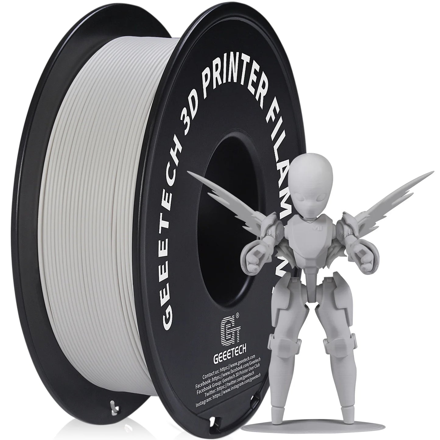 Matte PLA 3D Printer Filament 1.75mm 1kg - Fast Shipping