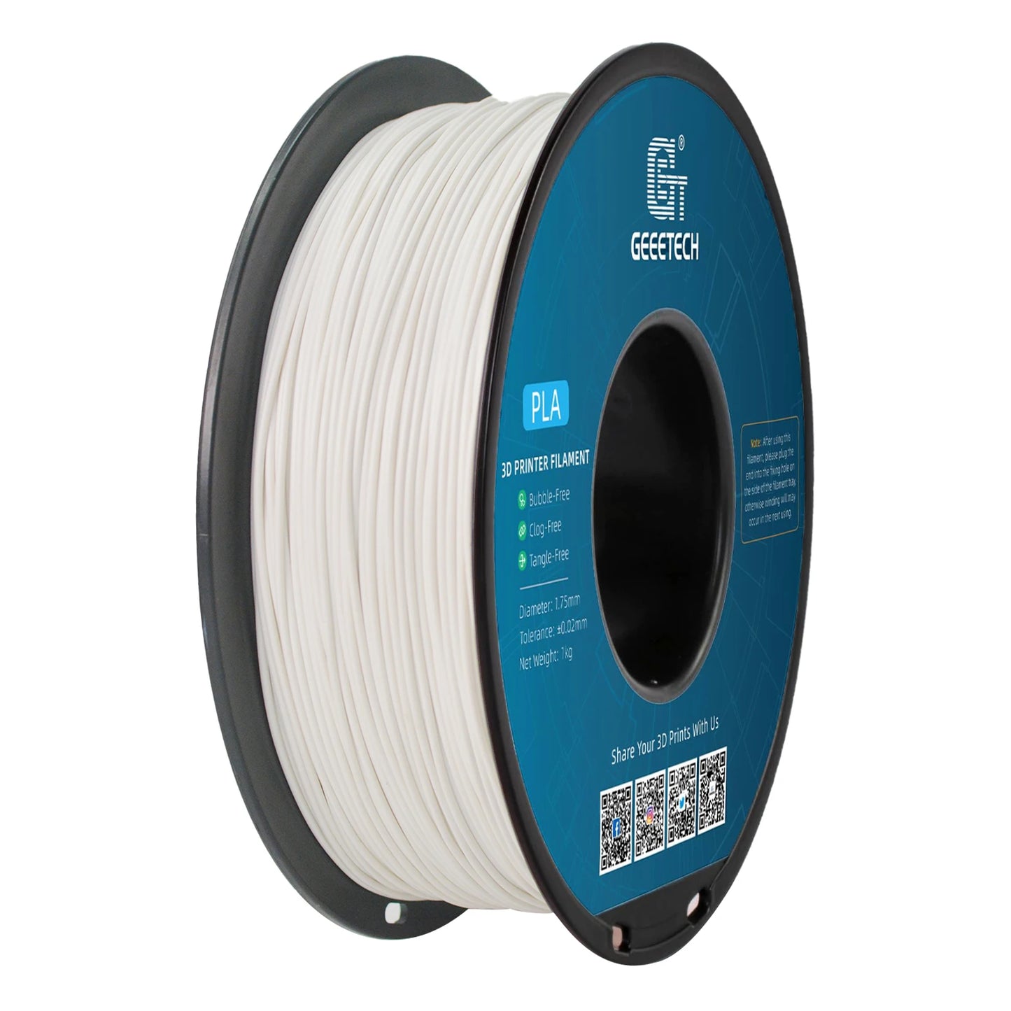 3D Printer Filament: PLA PETG 3D Printer Filament 1.75mm 1kg - Tangle-Free & Durable