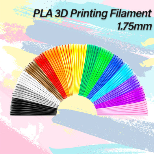 1.75mm PLA Filament for 3D Pen - Vivid Colors, Odorless Spool