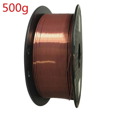 EasyThreed 3D Printer PLA Silk Filament 1.75mm Silky Filament PLA 1KG High Quality 3D PLA Black Silver No Bubble Vacuum