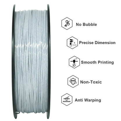 3D Printer Filament: Marble PLA 3D Printer Filament 1kg 1.75mm Tangle-Free