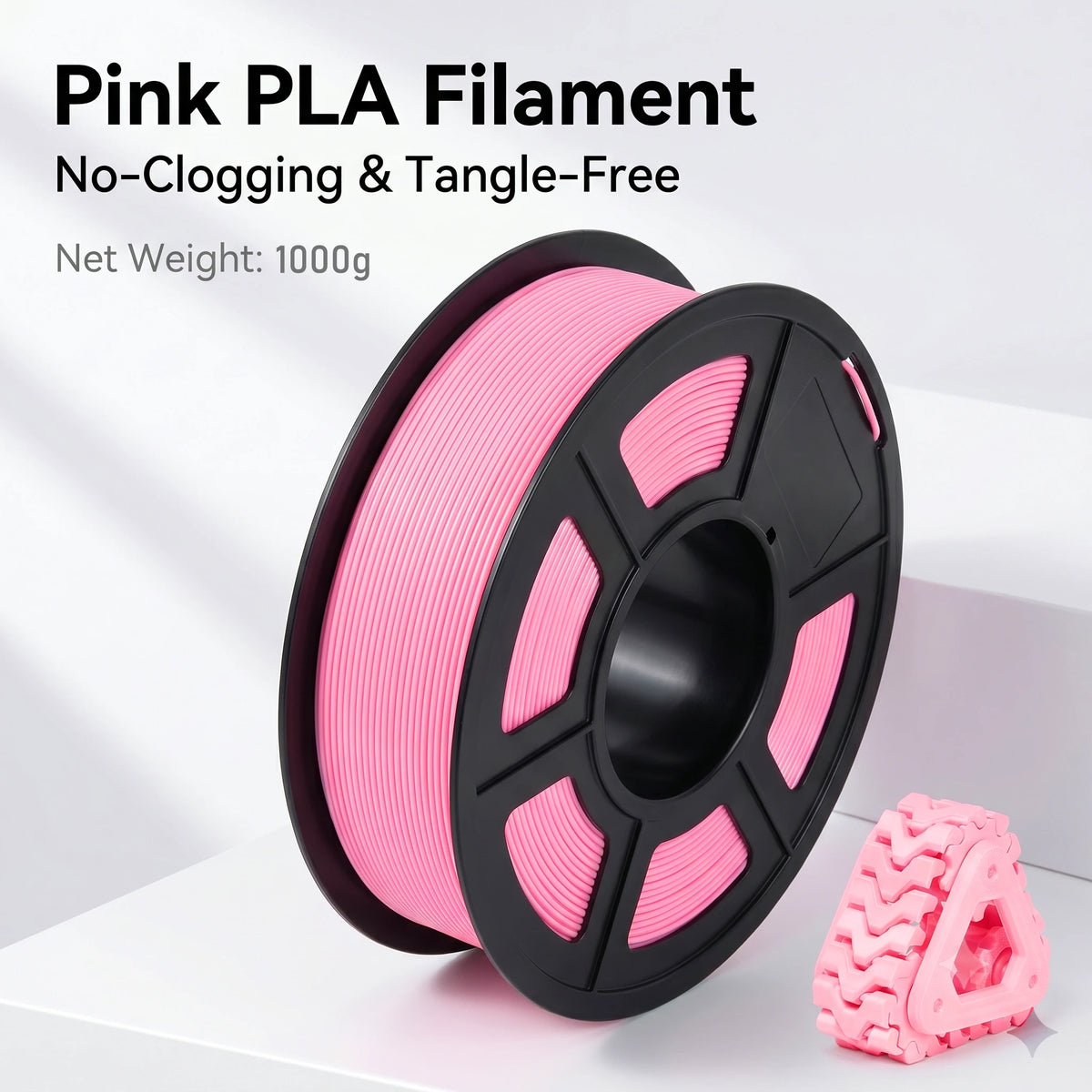 1.75mm High Speed PLA 3D Printer Filament Bundle ±0.02mm Dimensional Accuracy Reusable 250g Spools Total 1KG