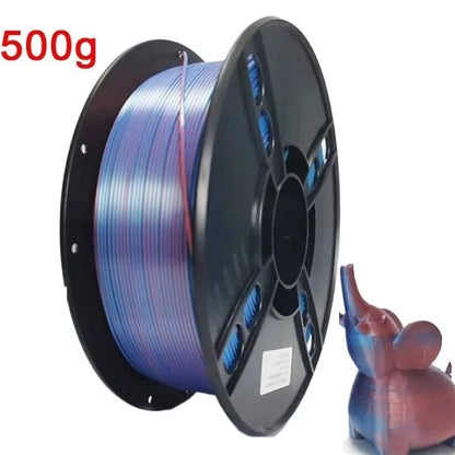3D Printer Filament: Dual Color Silk PLA Filament 1.75mm - 3D Printer Material