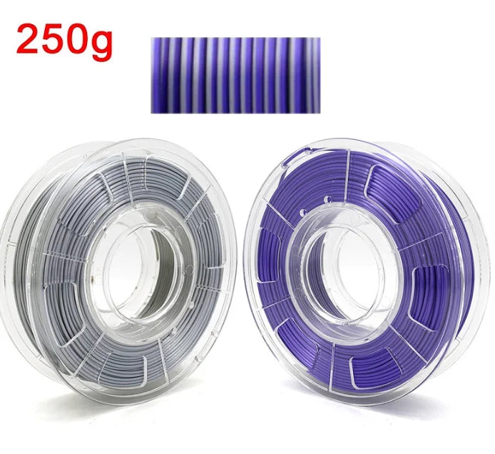 3D Printer Filament: Dual Color Silk PLA Filament 1.75mm - 3D Printer Material