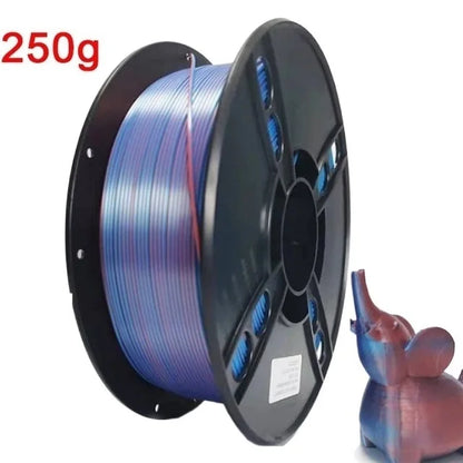 3D Printer Filament: Dual Color Silk PLA Filament 1.75mm - 3D Printer Material