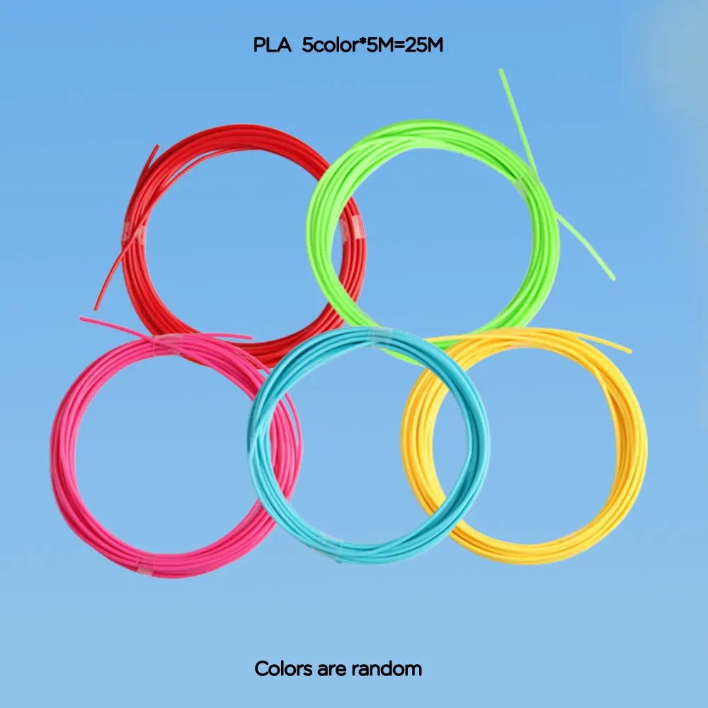 40 Color PLA Filament for 3D Pen - Safe, Smoke-Free Refill