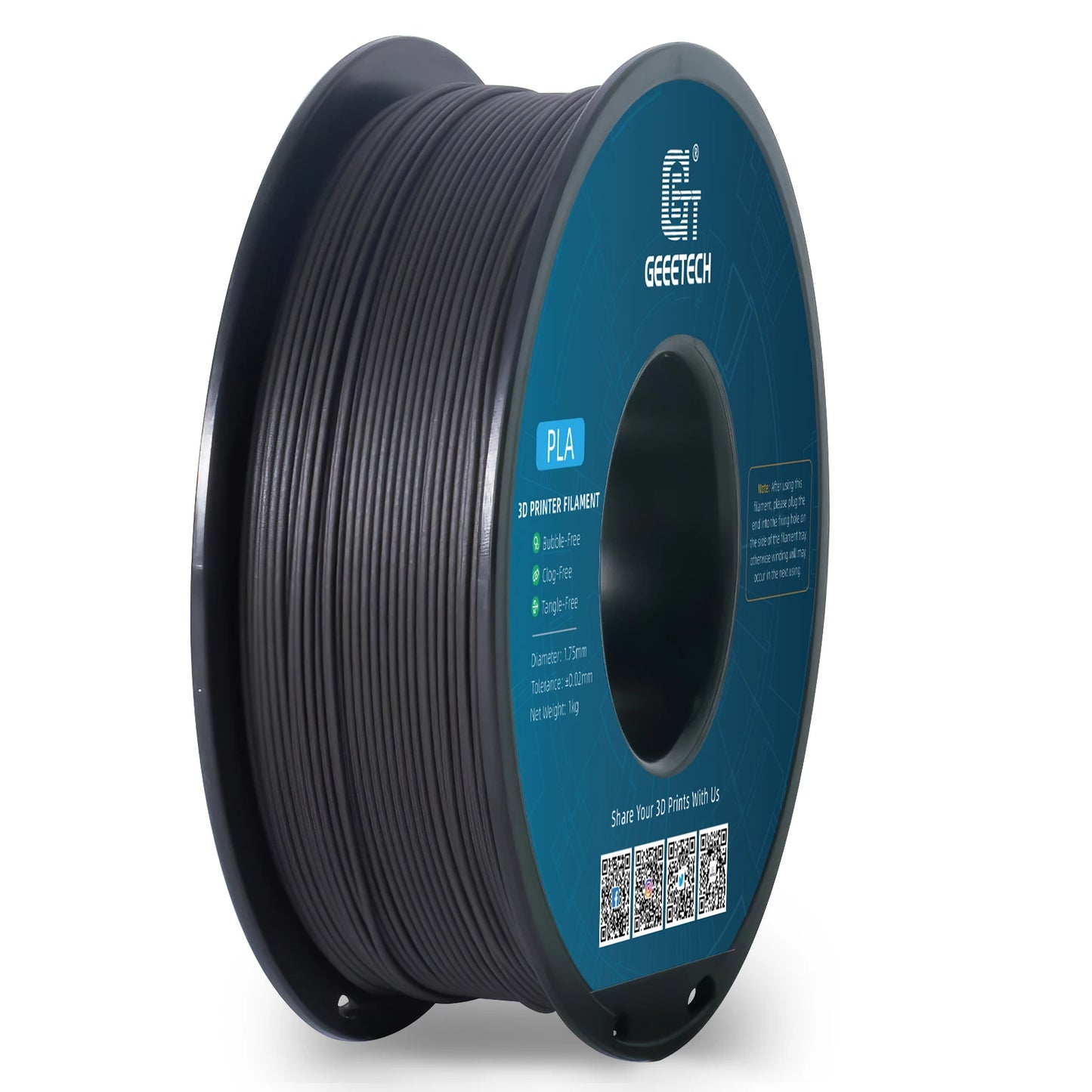 PLA Filament: Wood PLA 1.75mm Filament - 1kg for FDM 3D Printers