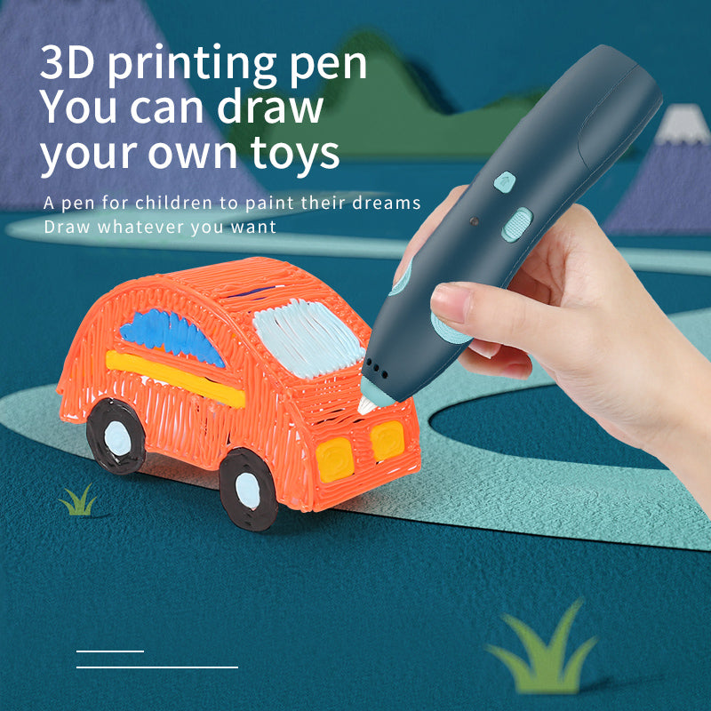 3D Pen: 3D Printing Pen for Kids - Safe Low-Temp Doodler Art Kit