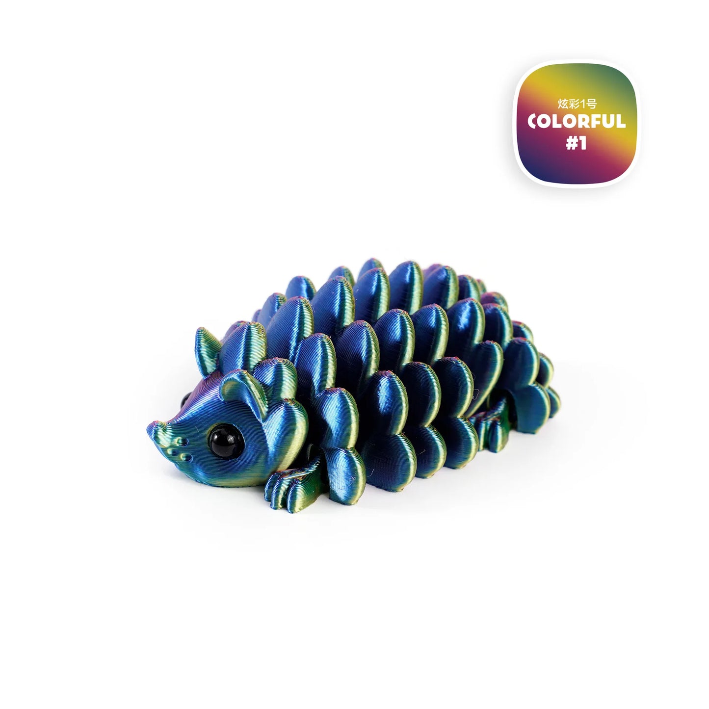 3D Printing Hedgehog Statue Movable Hedgehog Ornaments Kitchen Home Decoration Office Animal Desk Toy Articulated Figurine