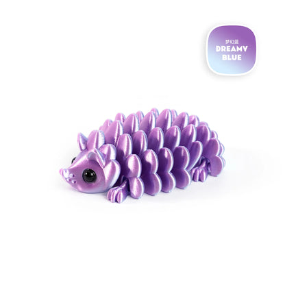 3D Printing Hedgehog Statue Movable Hedgehog Ornaments Kitchen Home Decoration Office Animal Desk Toy Articulated Figurine