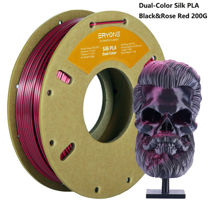 Silk PLA Filament 1.75mm Dual/Tri Colors for 3D Printer