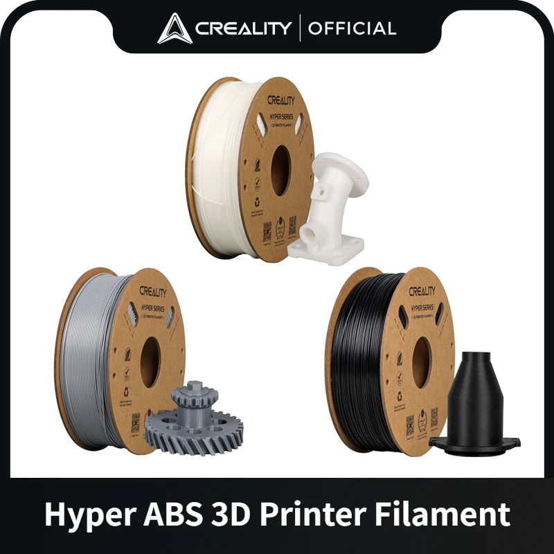 ABS Filament: Creality Hyper ABS Filament 1.75mm for Fast 3D Printing, 1kg