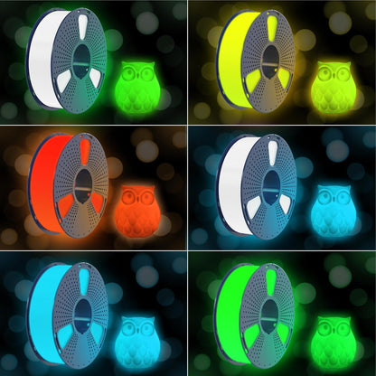 3D Filament PETG: Glow in The Dark - 1.75mm - 1KG for 3D Printing