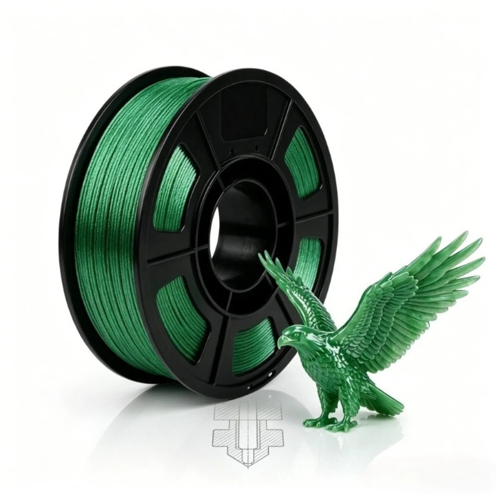 Silk PLA Filament 1.75mm for 3D Printer Dimensional Accuracy +/- 0.02mm Compatible with Most FDM 3D Printers