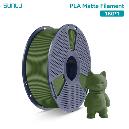 PLA Matte Filament 1.75mm 1kg - Smooth Finish for FDM Printers