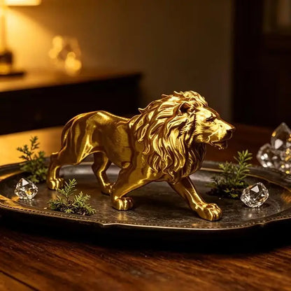 【CPI】3D Printed Lion Figurine For Home, Office, Bookshelf Creative Desktop Decoration