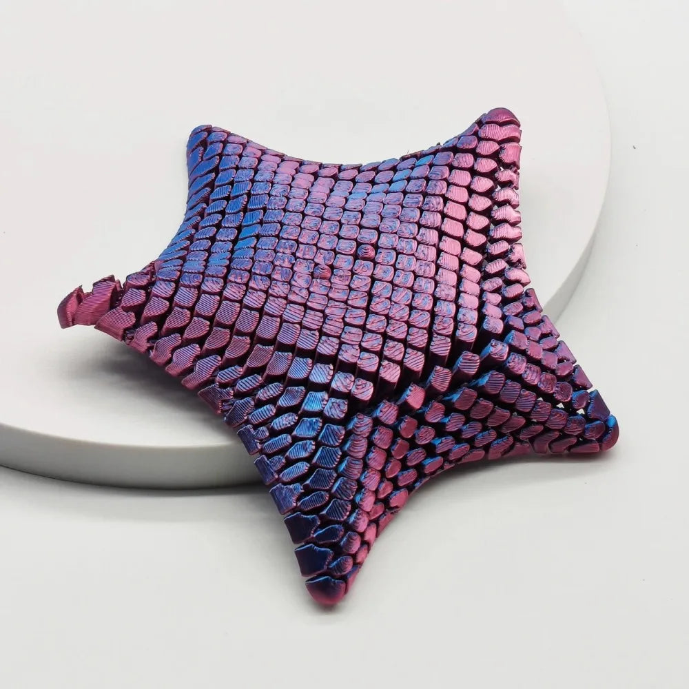 3D Printed Movable Joints Starfish 12cm Ocean Themed Desk Toy Ornament Stress Relief Home Office Decor Gift kawaii room decor