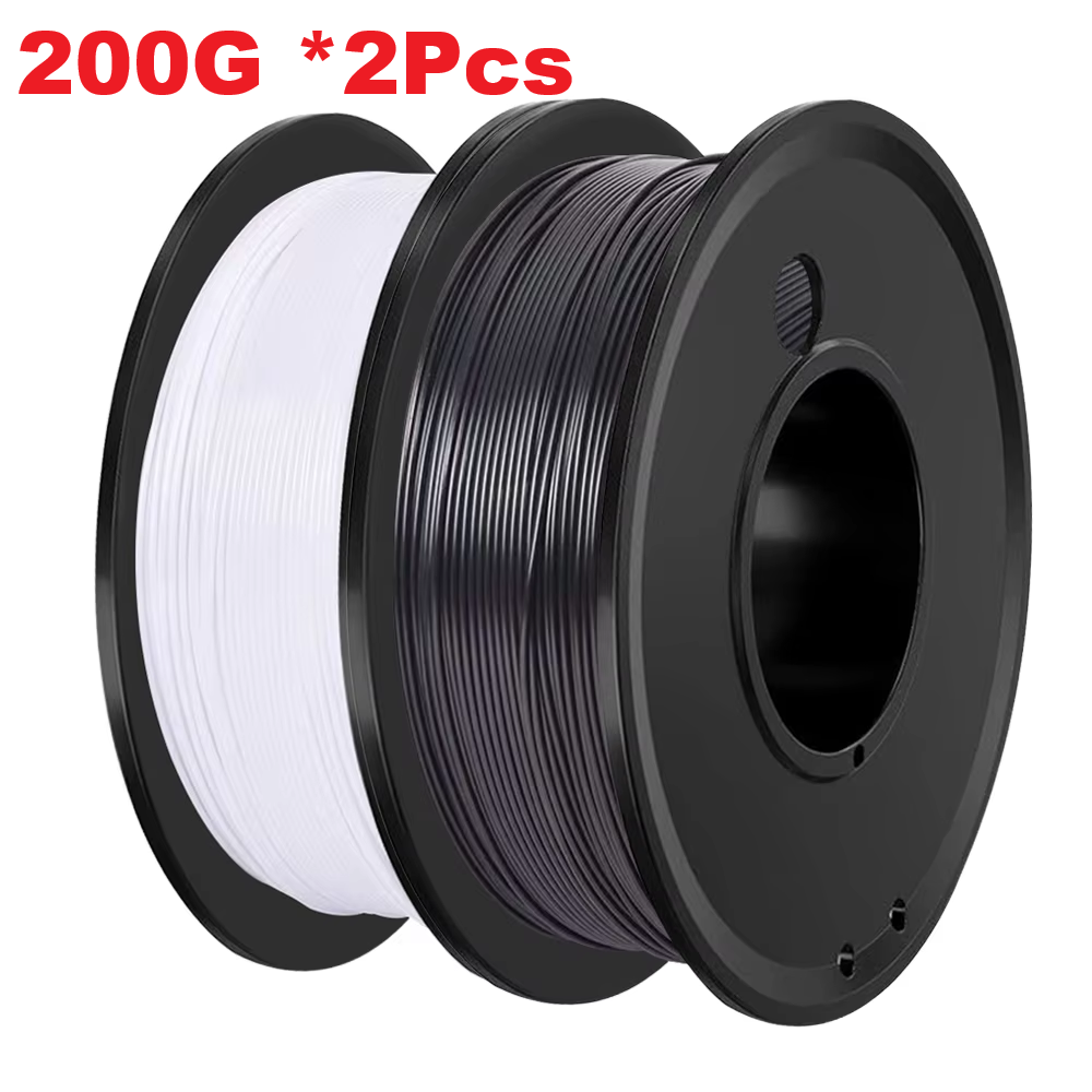 PETG 3D Printer Filament 1.75mm Black & White - 200G High Quality