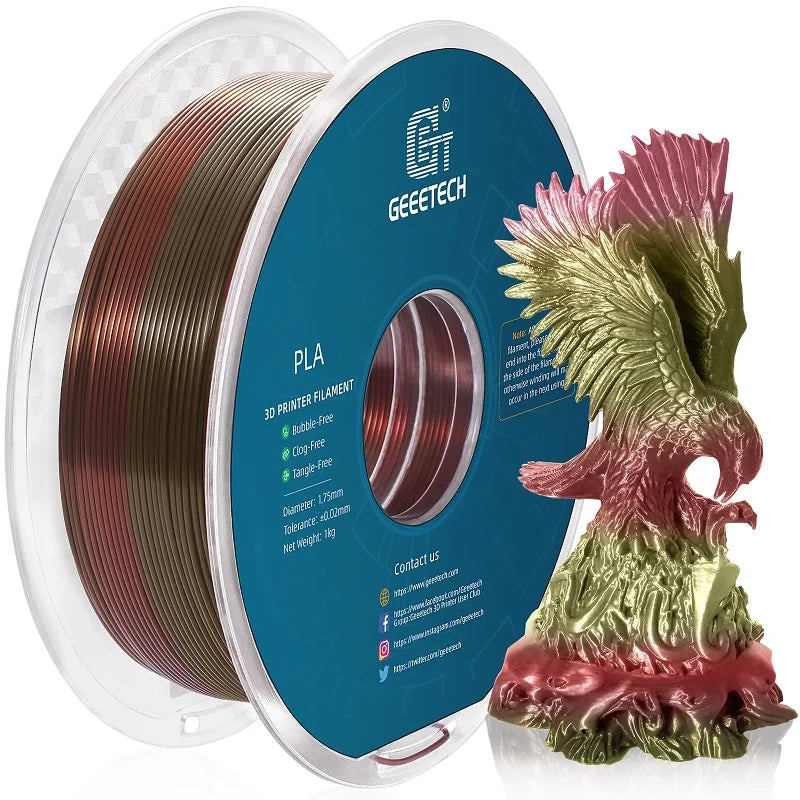 Silk rainbow copper